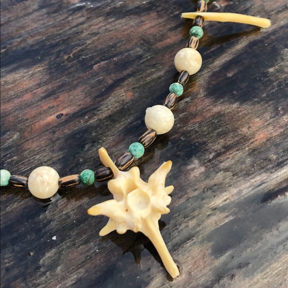 Native American Snake Bone Necklace - Picture 2 of 9